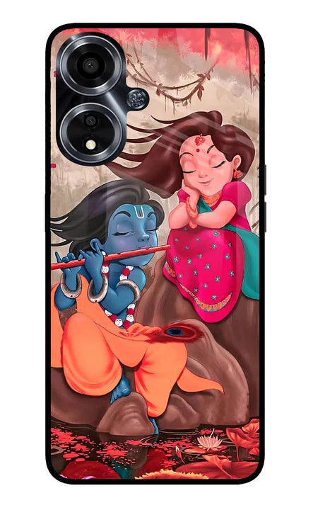 Radhe Krishna Oppo A59 5G Back Cover