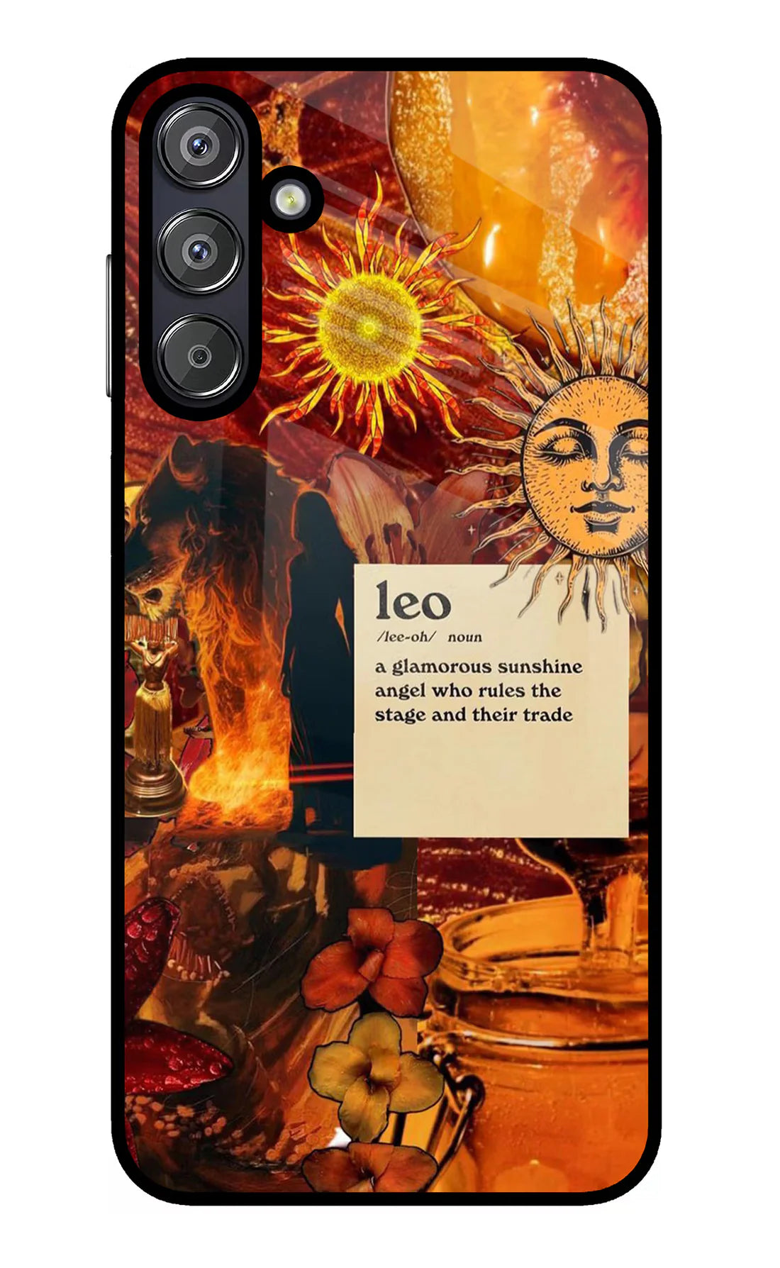 Leo Zodiac Samsung F15 5G Back cover