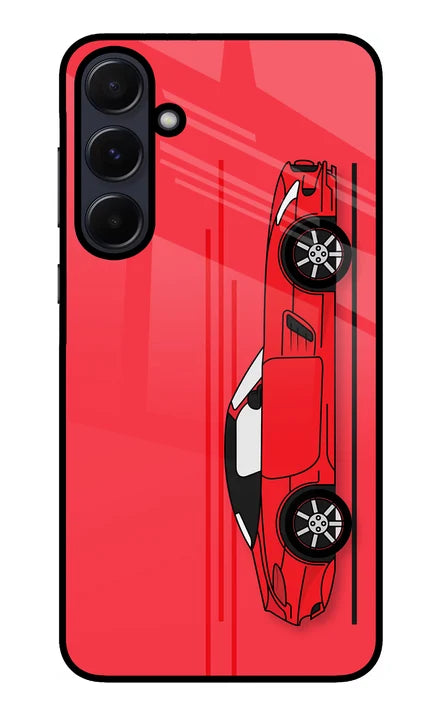 Red Velocity Samsung A55 5G Back Cover