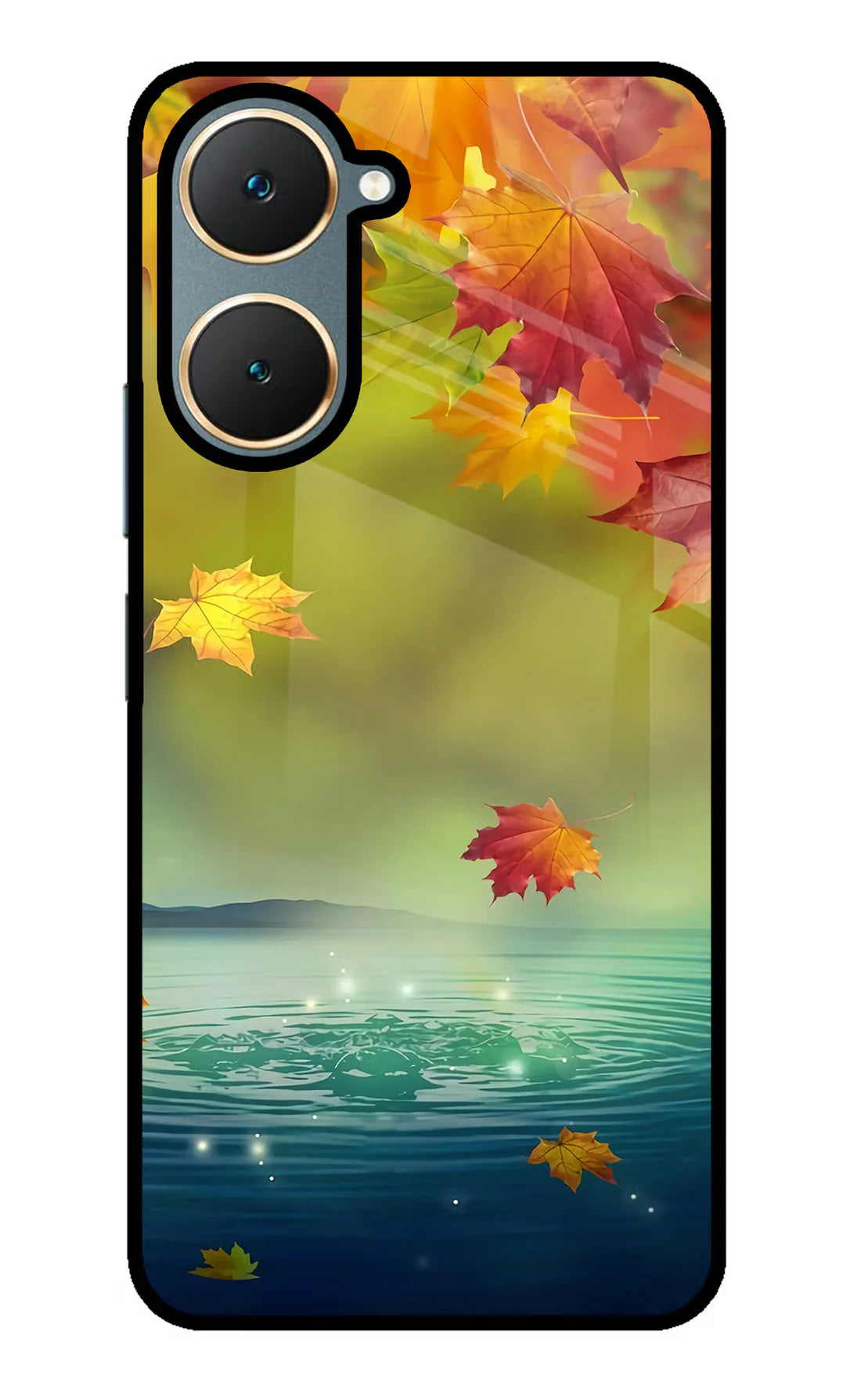 Flowers Vivo Y18/Y18e Back cover