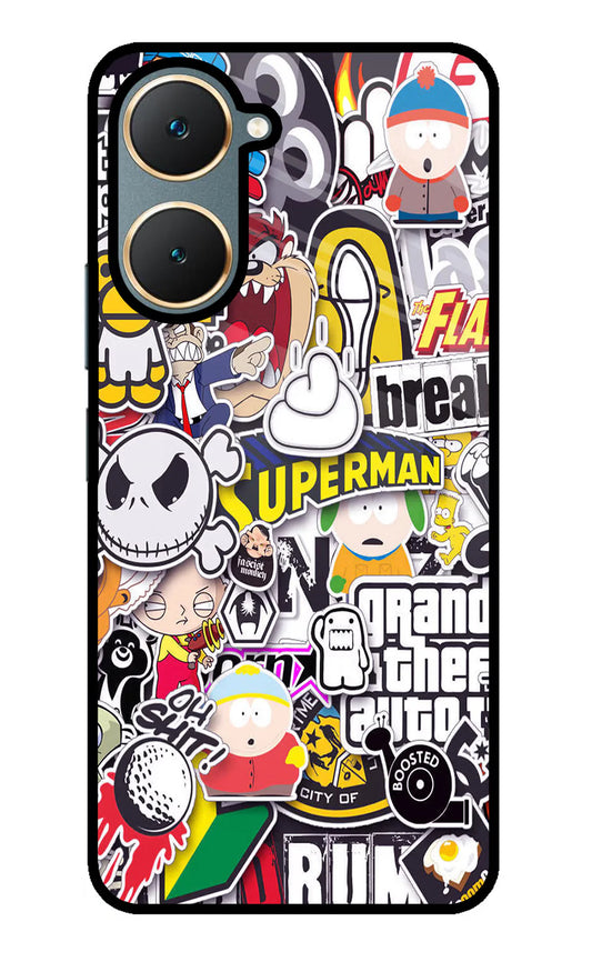 Sticker Bomb Vivo Y18/Y18e Back cover