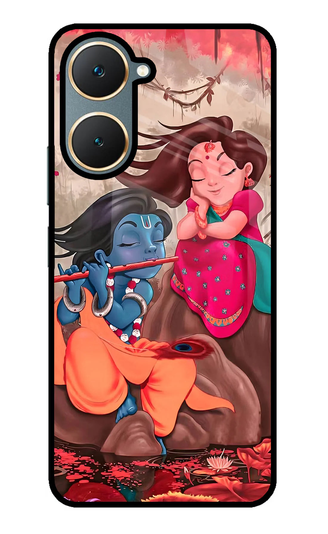 Radhe Krishna Vivo Y18/Y18e Back cover