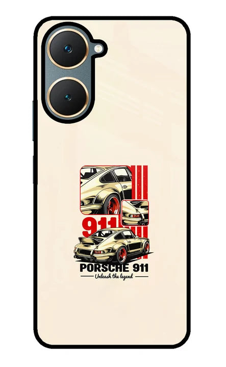 Classic Porsche 911 Vivo Y18/Y18e Back Cover