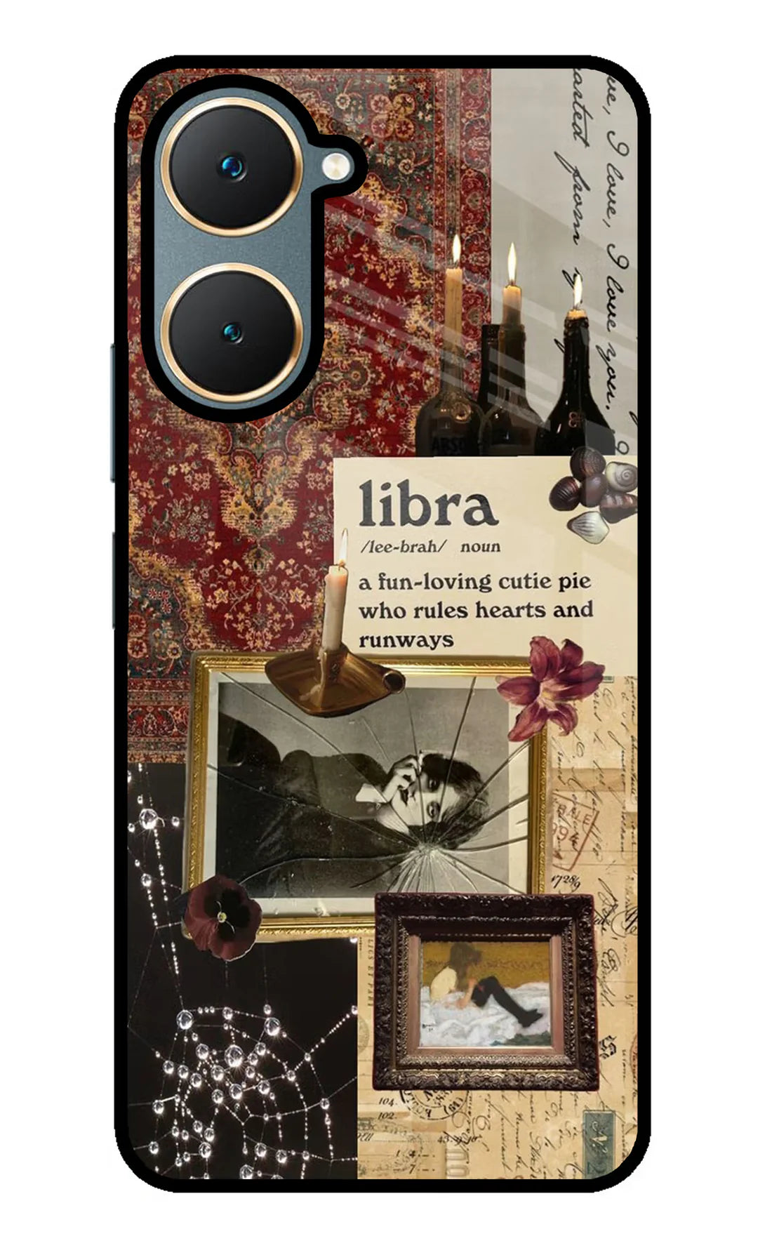 Libra Zodiac Vivo Y18/Y18e Back cover