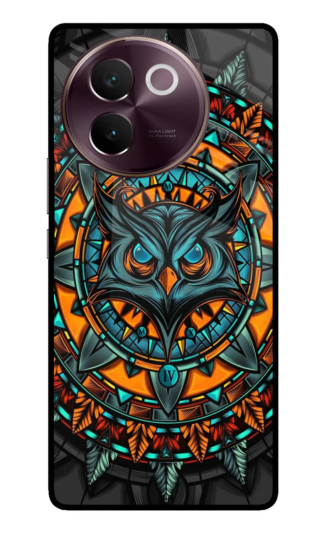 Angry Owl Art Vivo V30e Back cover
