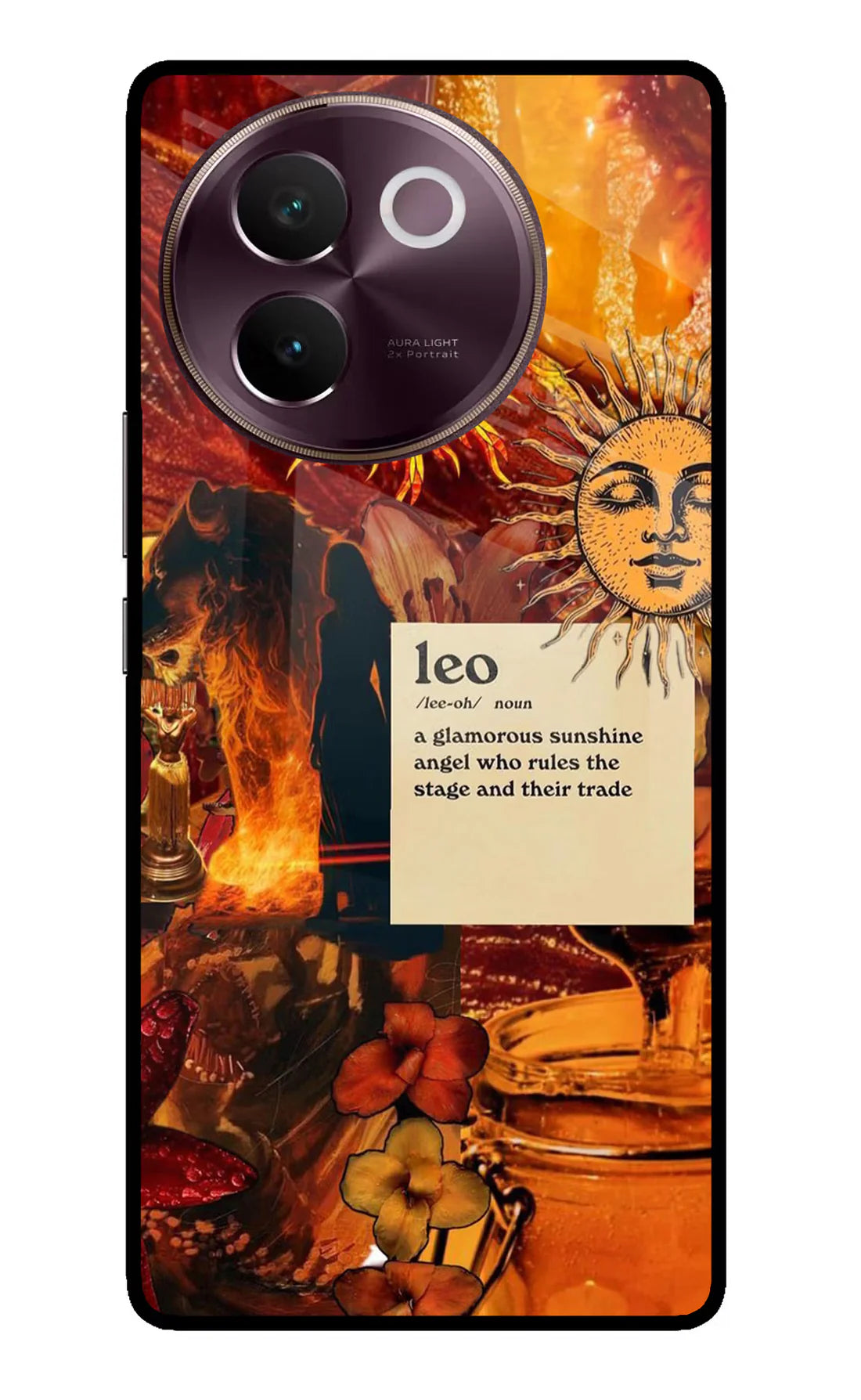 Leo Zodiac Vivo V30e Back cover