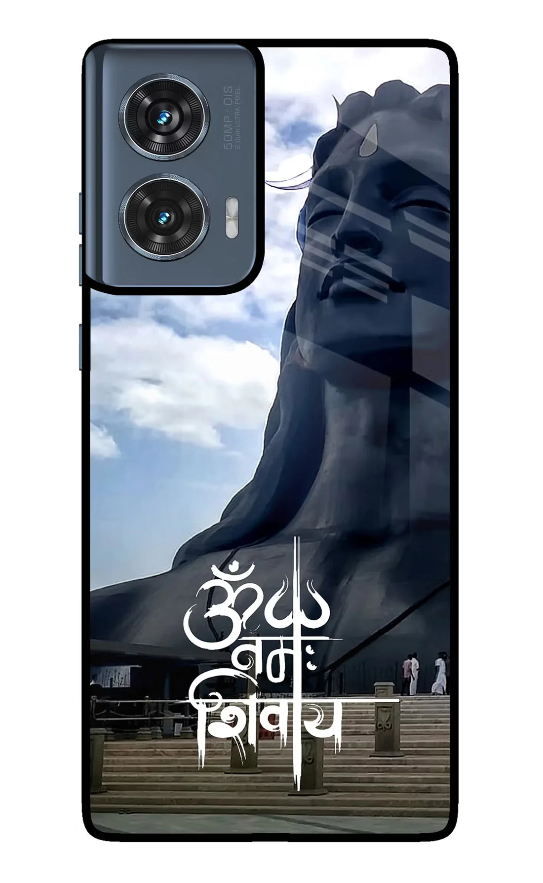 Om Namah Shivay Moto Edge 50 Fusion Back cover