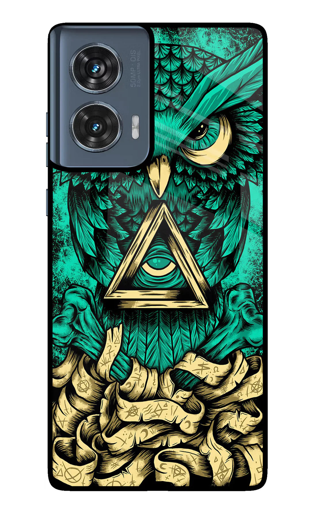 Green Owl Moto Edge 50 Fusion Back cover