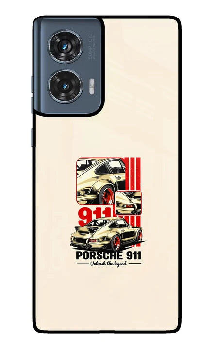 Classic Porsche 911 Moto Edge 50 Fusion Back Cover