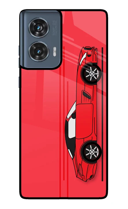 Red Velocity Moto Edge 50 Fusion Back Cover