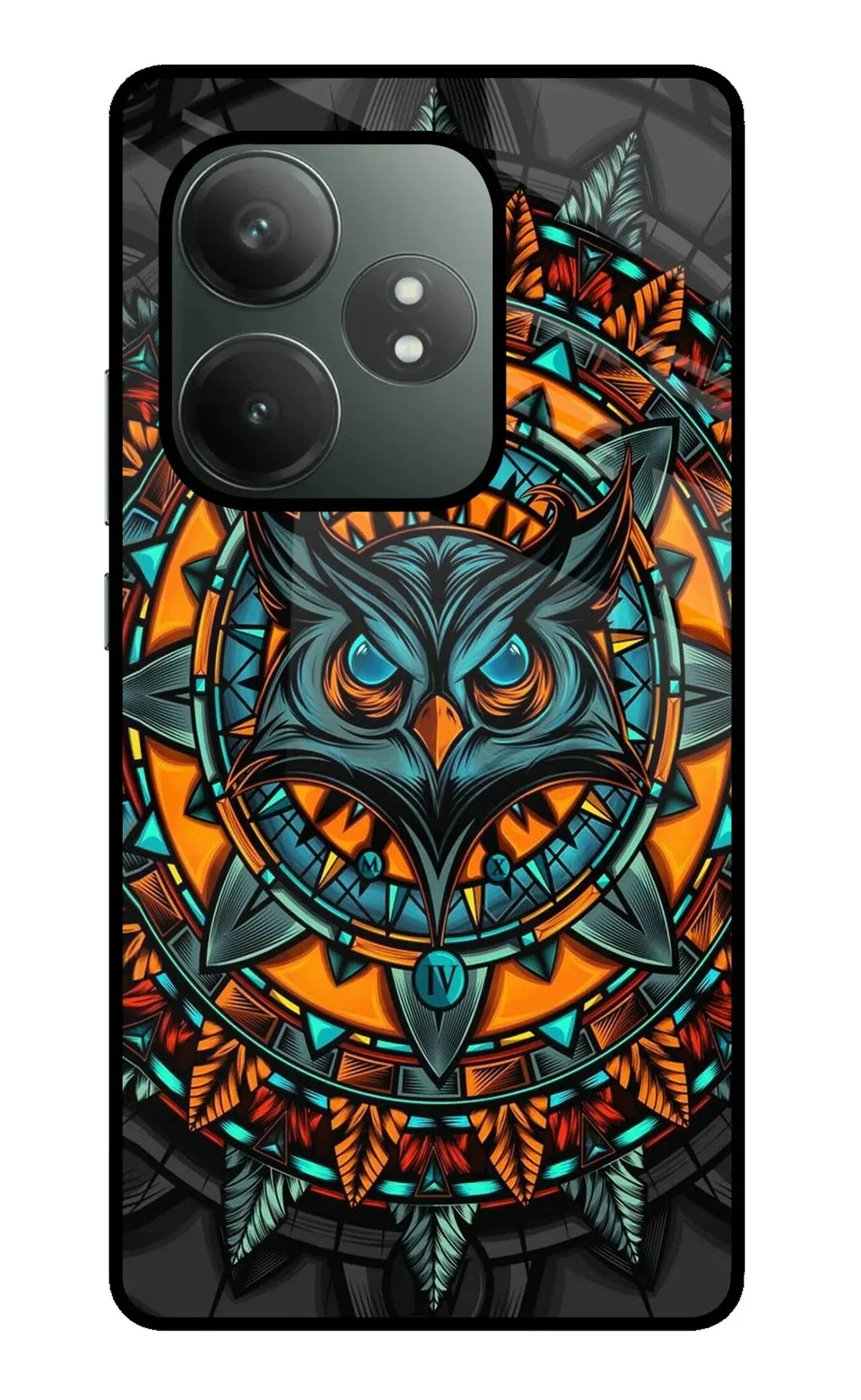 Angry Owl Art Realme GT 6T 5G Back cover
