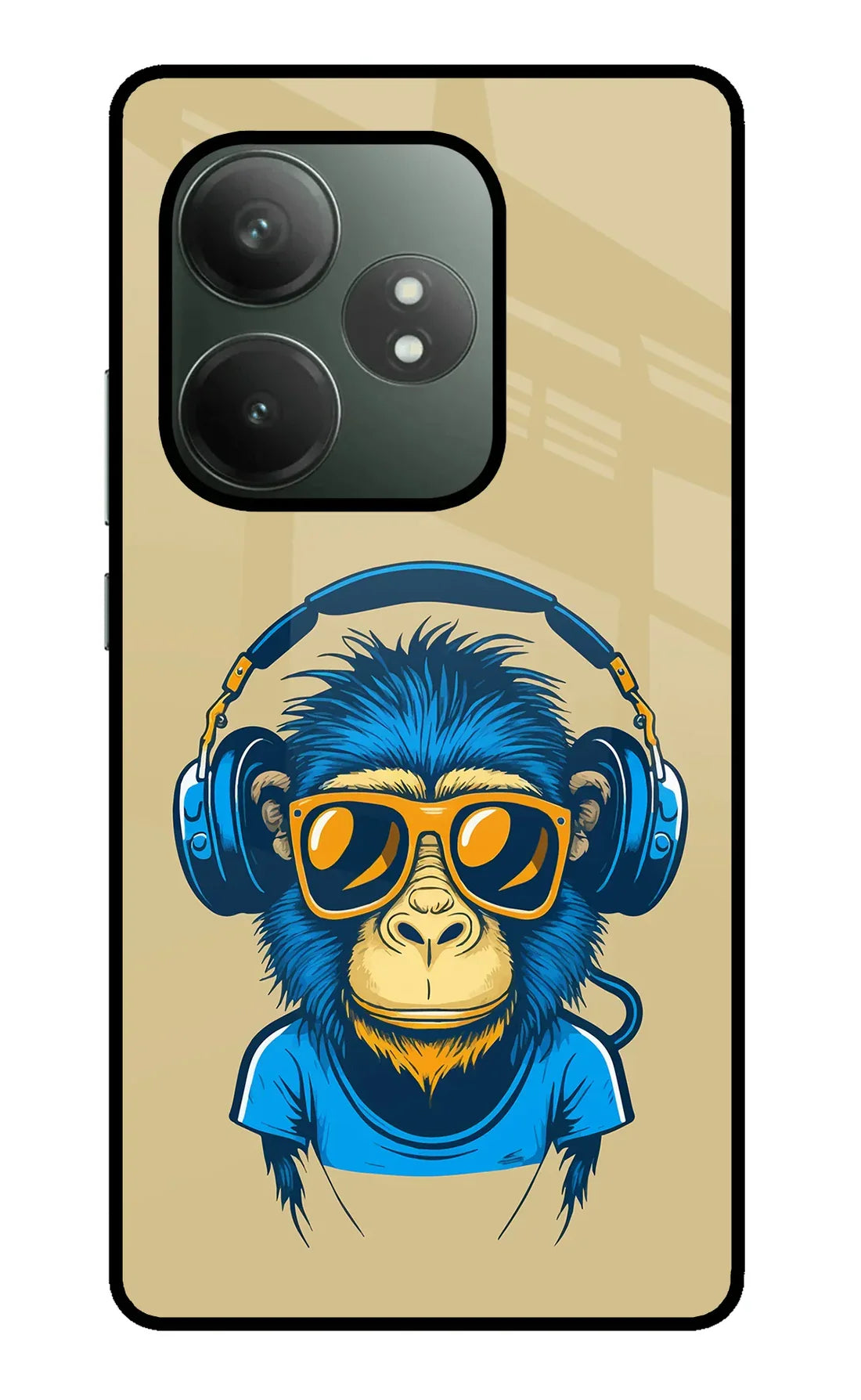 Monkey Headphone Realme GT 6T 5G Back cover