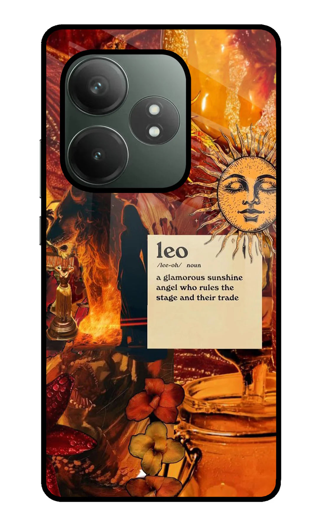 Leo Zodiac Realme GT 6T 5G Back cover