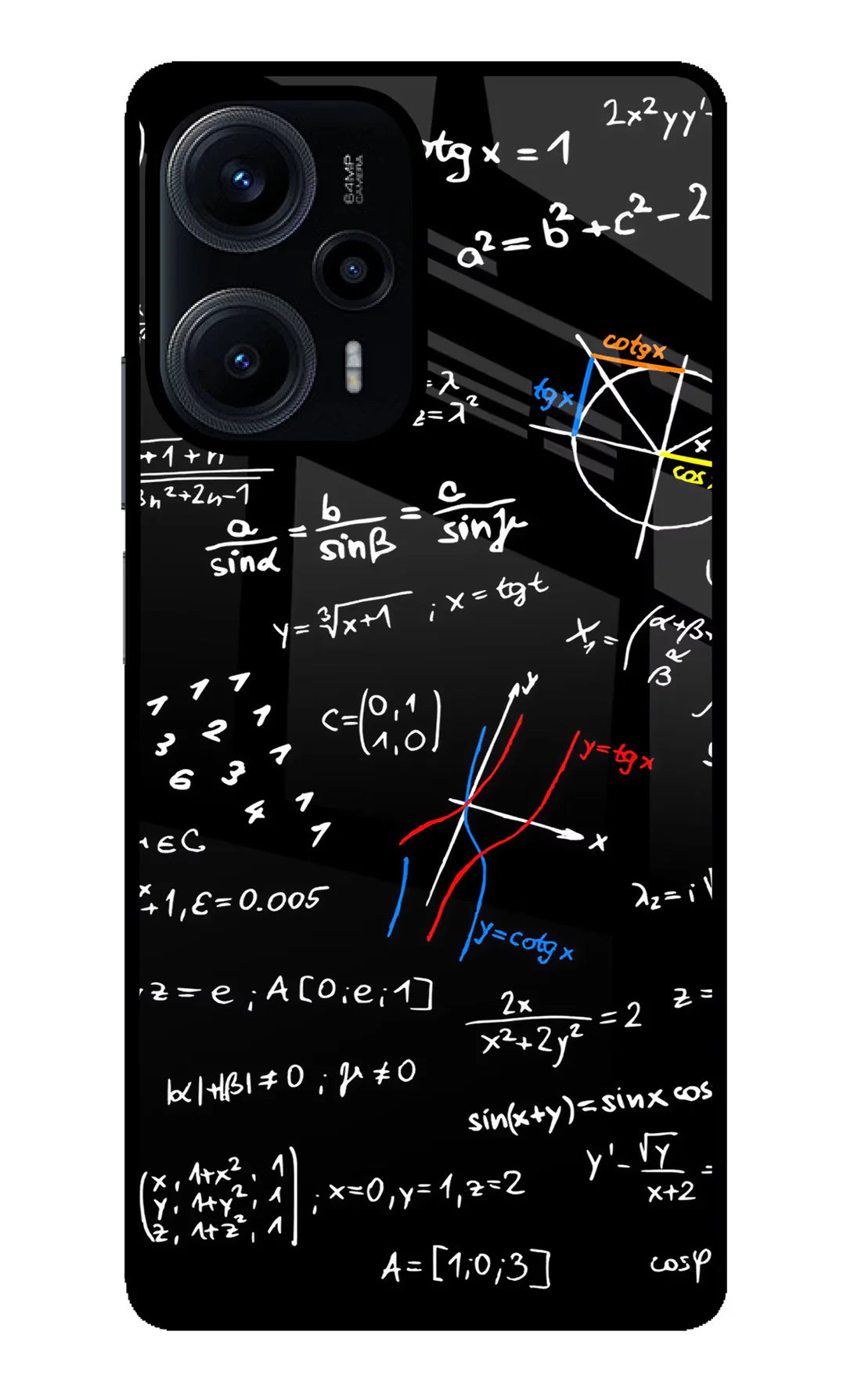Mathematics Formula Poco F5 5G Back cover