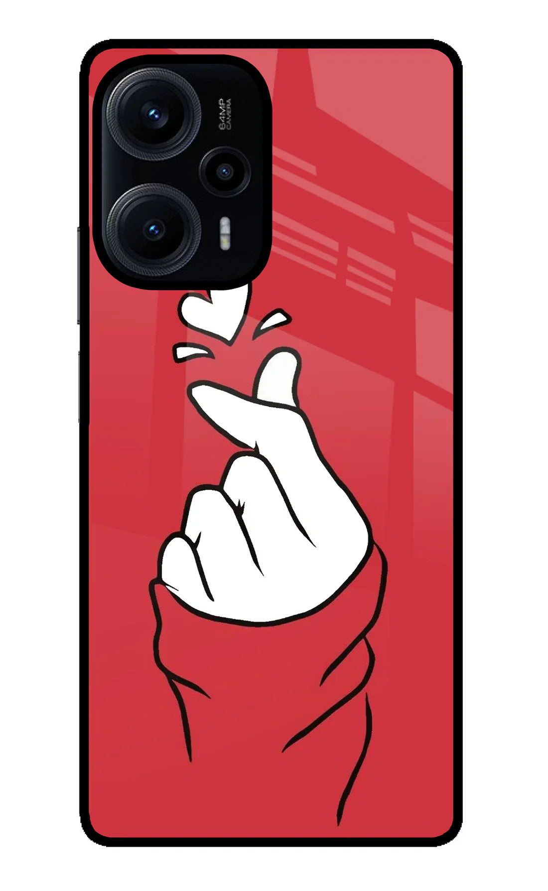 Korean Love Sign Poco F5 5G  Back cover