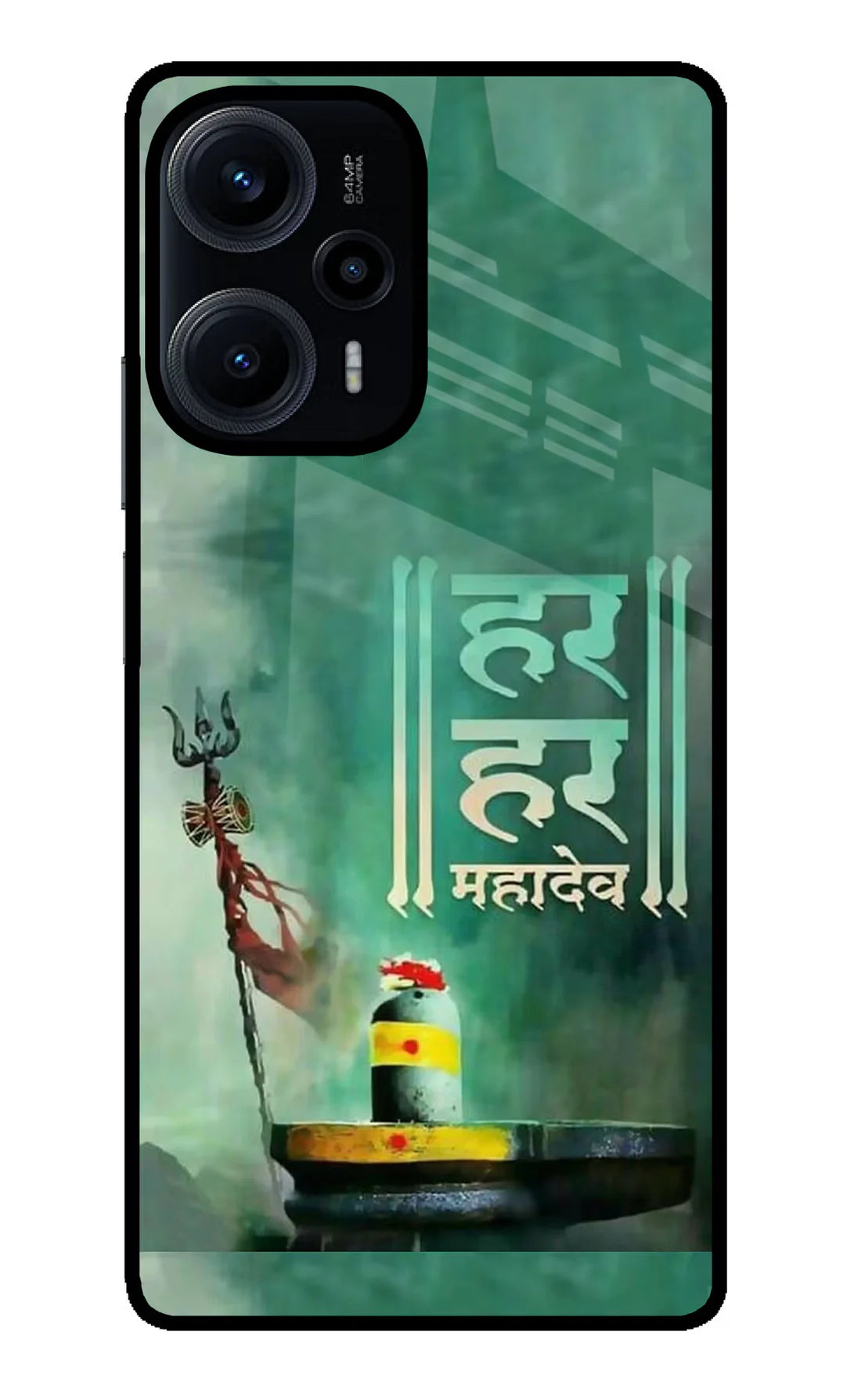 Har Har Mahadev Shivling Poco F5 5G Back cover