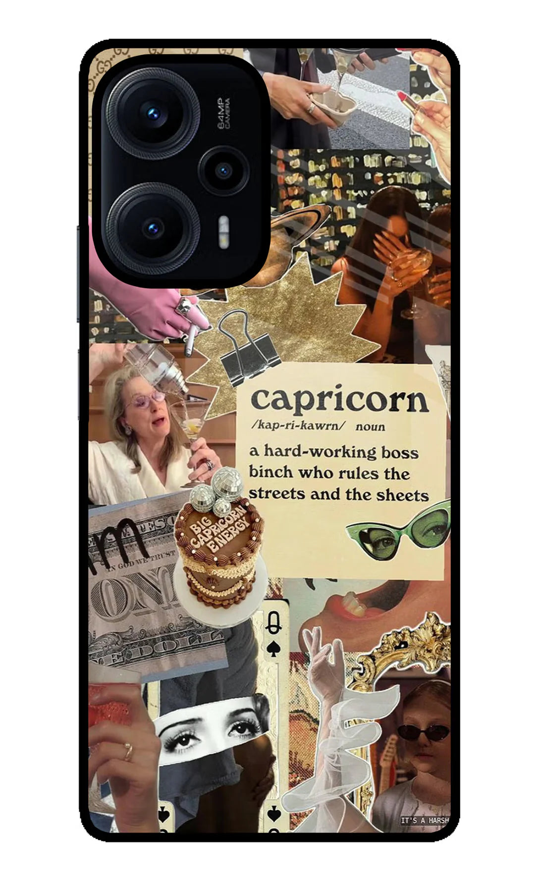 Capricorn Zodiac Poco F5 5G Back cover