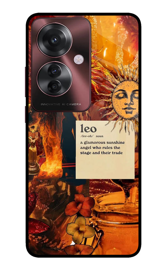 Leo Zodiac Oppo F25 Pro 5G Back cover