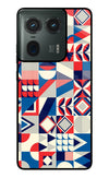 Colorful Pattern Moto Edge 50 Ultra 5G Glass Case