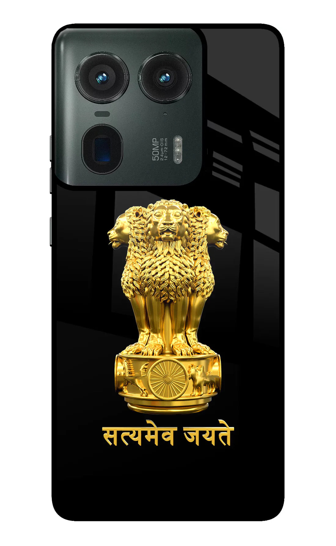 Satyamev Jayate Golden Moto Edge 50 Ultra 5GBack cover