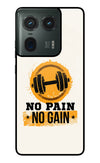 No Pain No Gain Moto Edge 50 Ultra 5G Glass Case