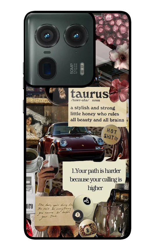 Taurus Zodiac Moto Edge 50 Ultra 5G Back cover