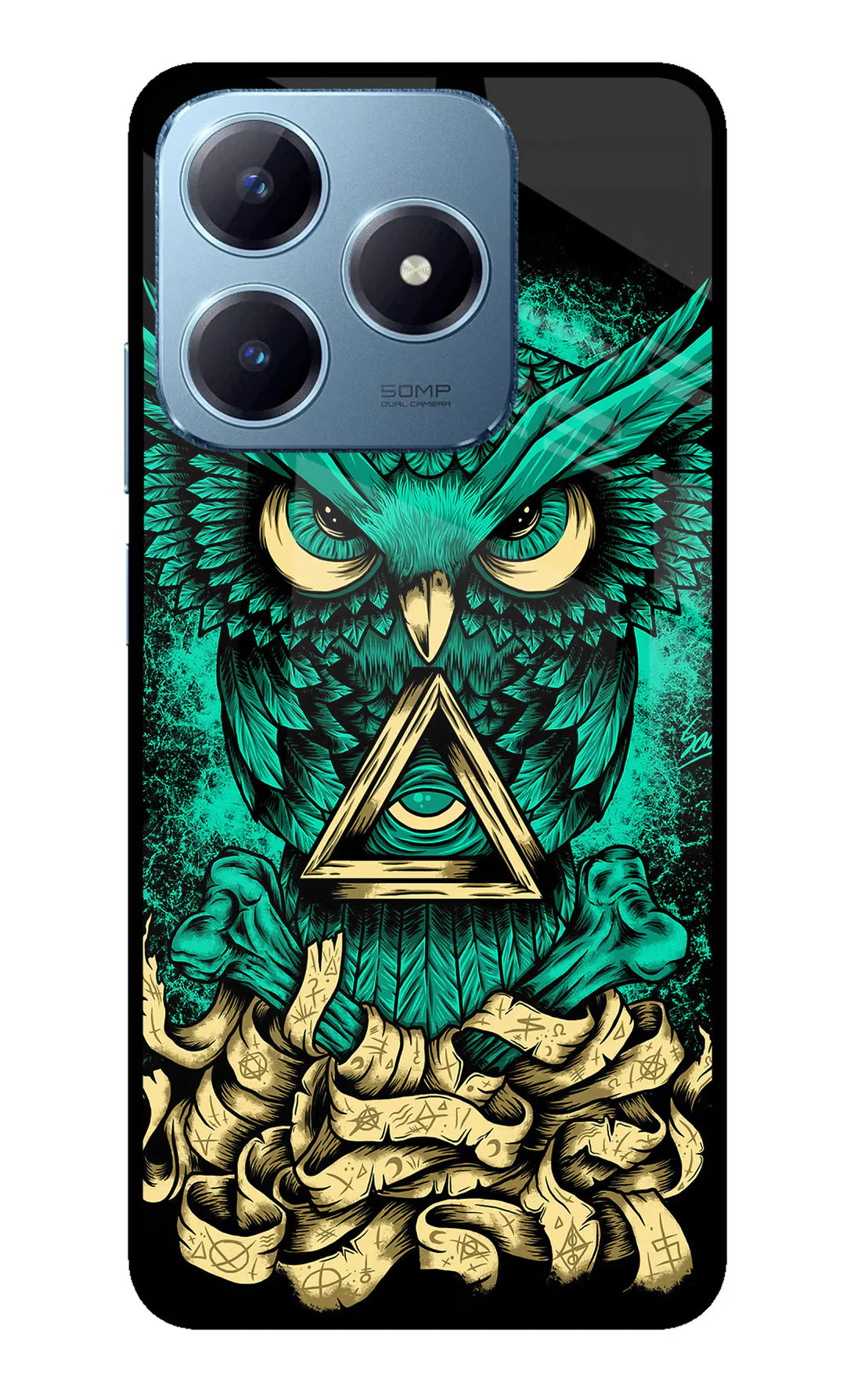 Green Owl Realme Narzo N63 Back cover