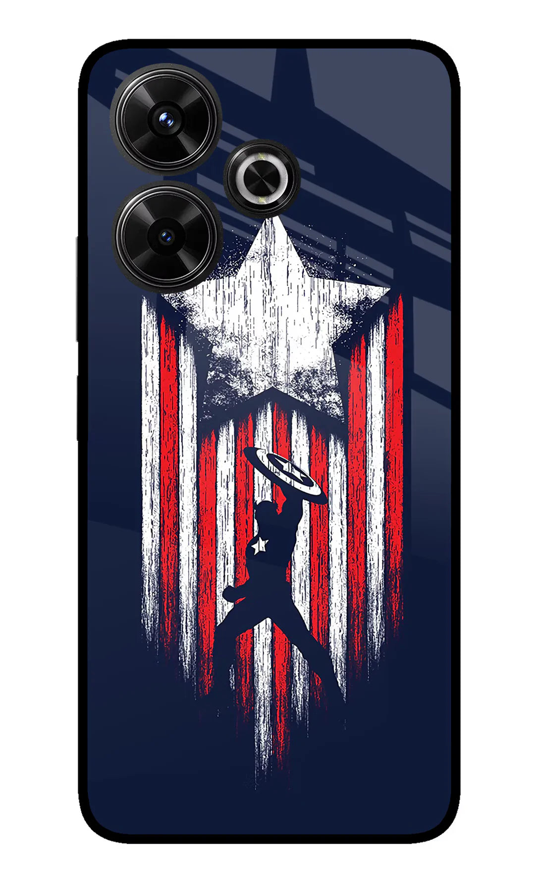 Captain America Marvel Art Redmi 13 5G Back cover