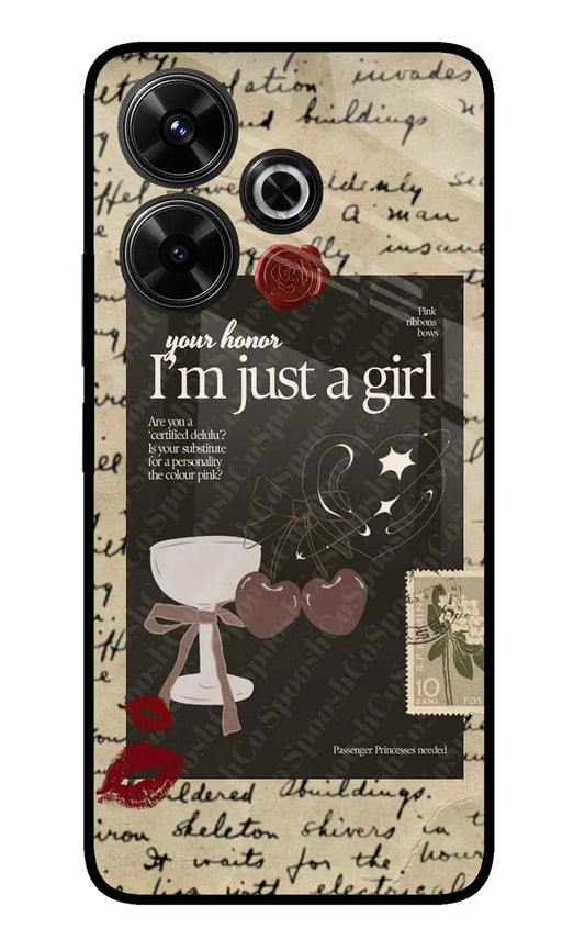I am just a girl Redmi 13 5G Back cover