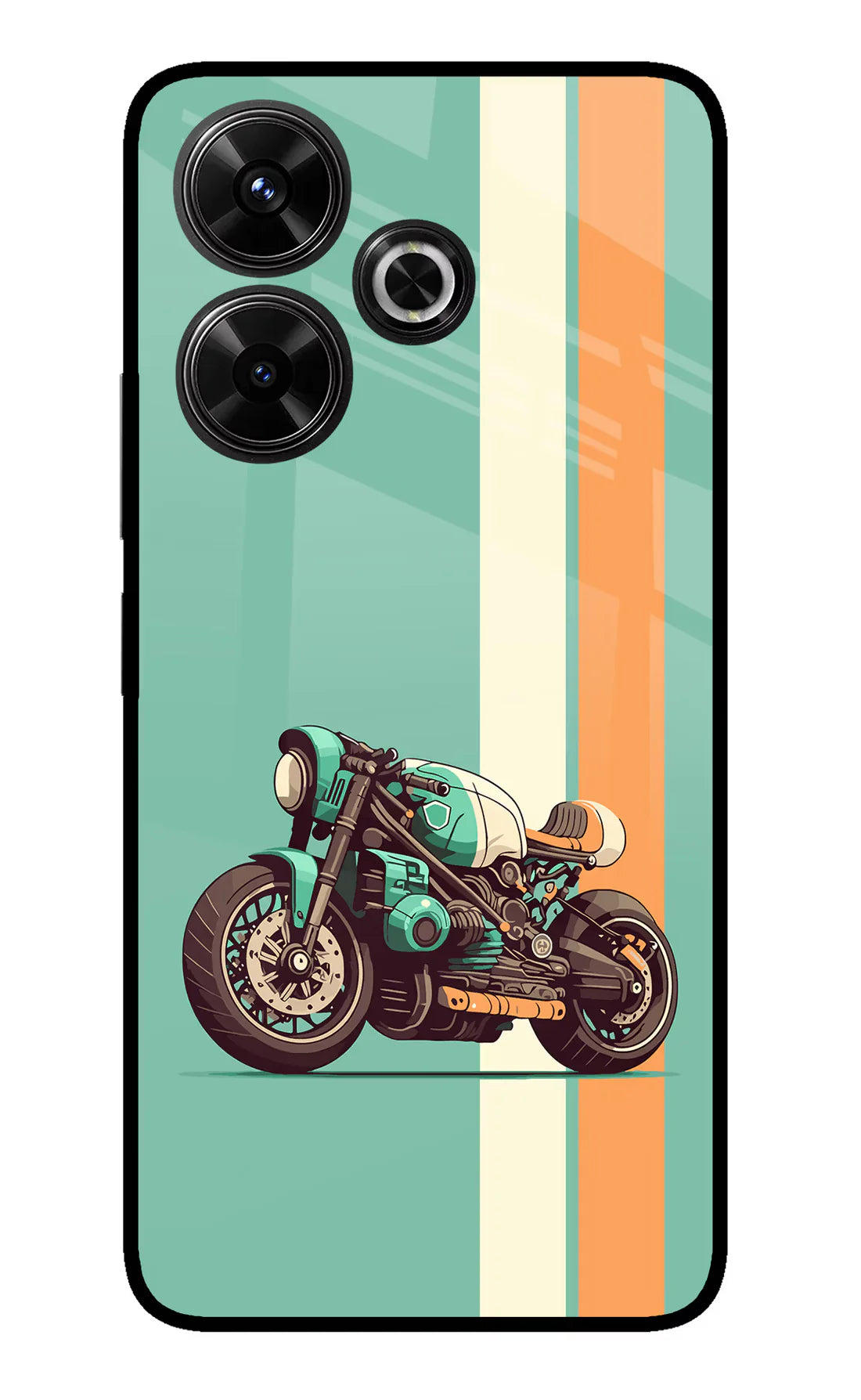 Striped Moto Drift Redmi 13 5G Back cover