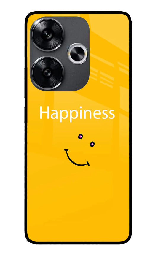 Happiness With Smiley Poco F6 5G Back cover