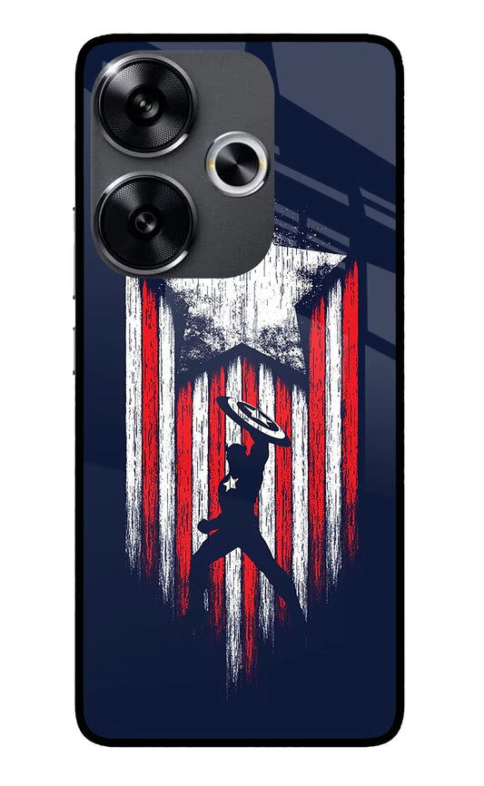 Captain America Marvel Art Poco F6 5G Back cover
