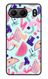 Doodle Pattern OnePlus Nord 4 Glass Case