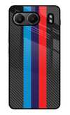 BMW Stripes Pattern OnePlus Nord 4 Glass Case