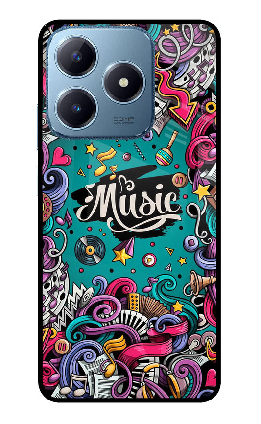 Music Graffiti Realme C63 Back cover