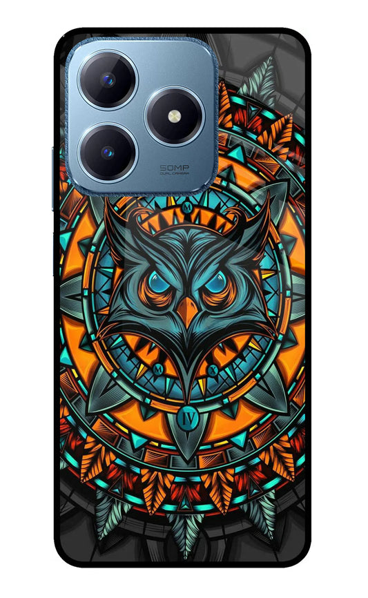 Angry Owl Art Realme C63 Back cover