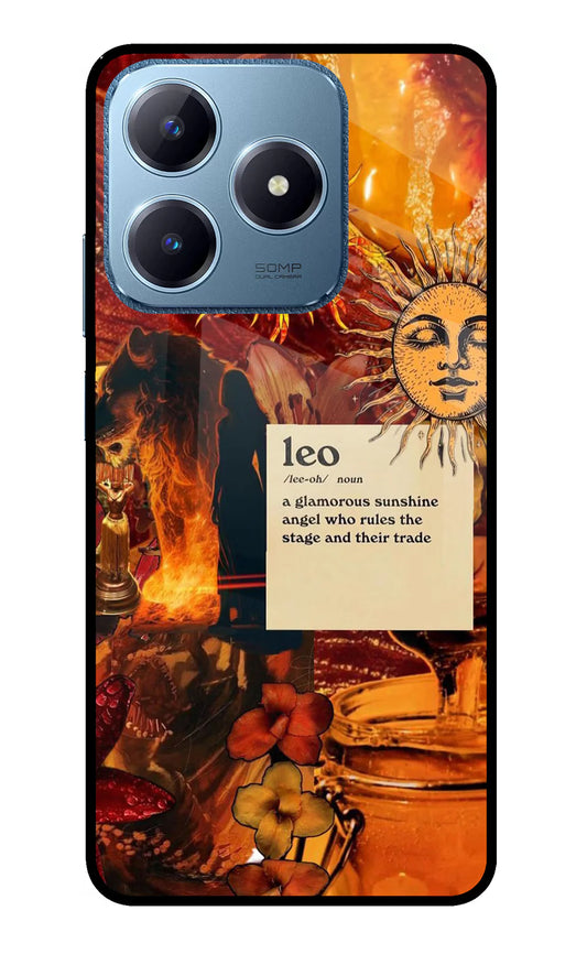 Leo Zodiac Realme C63 Back cover