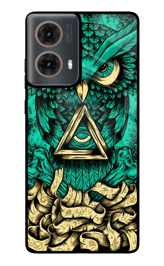 Green Owl Motorola G85 Back cover
