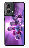 BTS Chibi Motorola G85 Glass Case