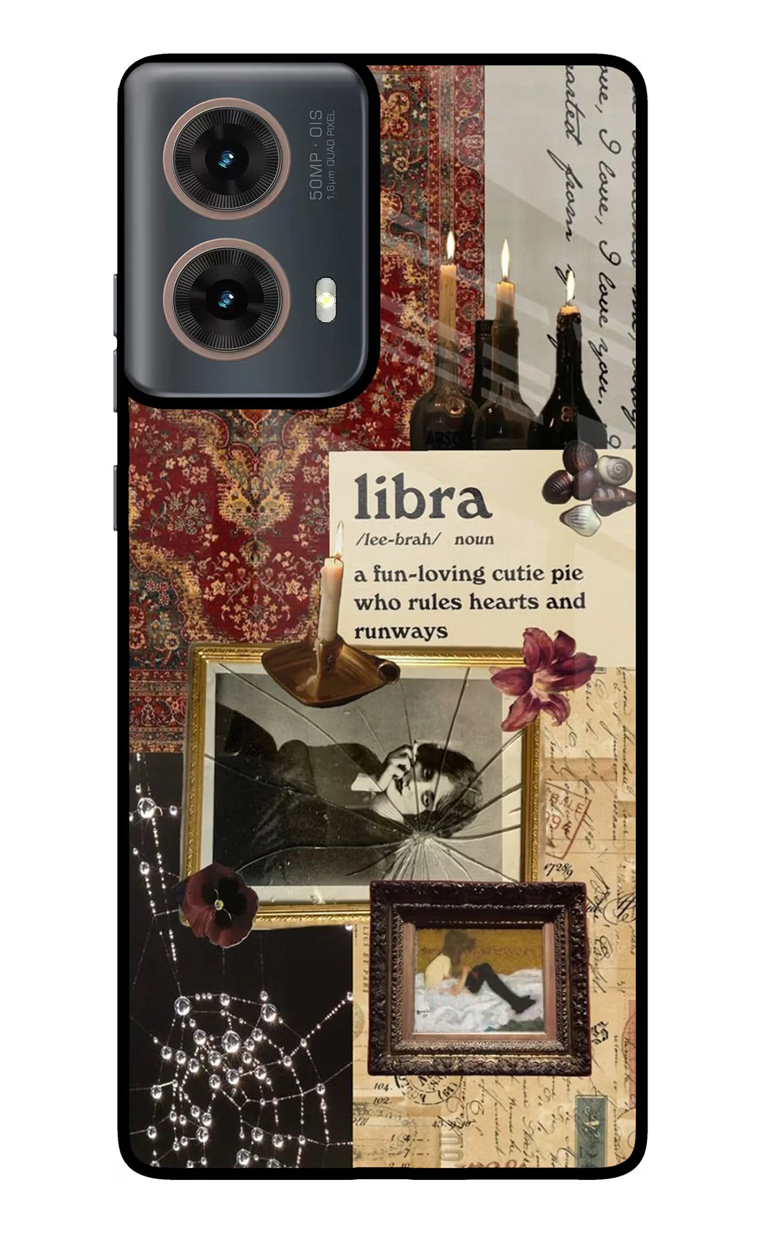 Libra Zodiac Motorola G85 Back cover
