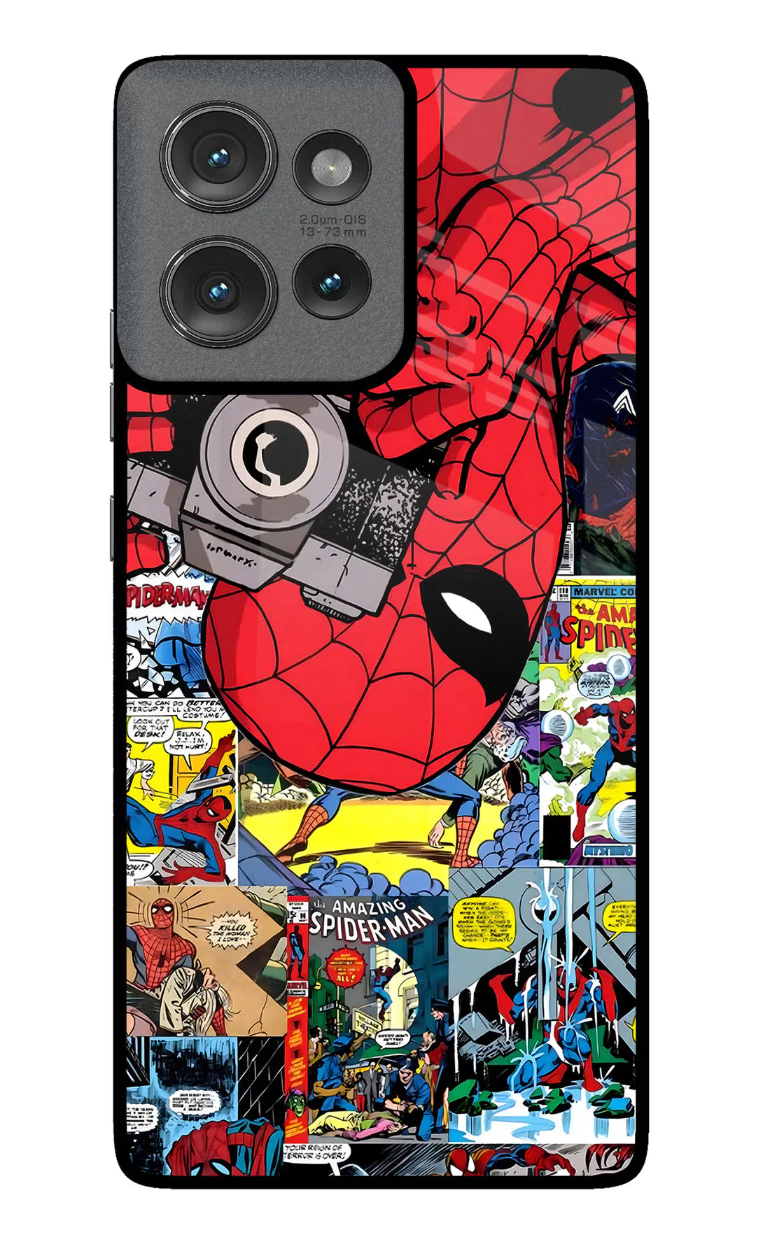 Spider Man Moto Edge 50  Back cover