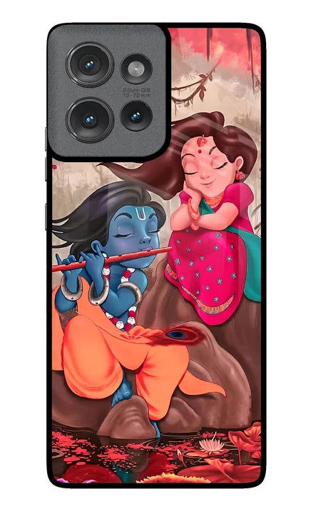 Radhe Krishna Moto Edge 50 Back Cover