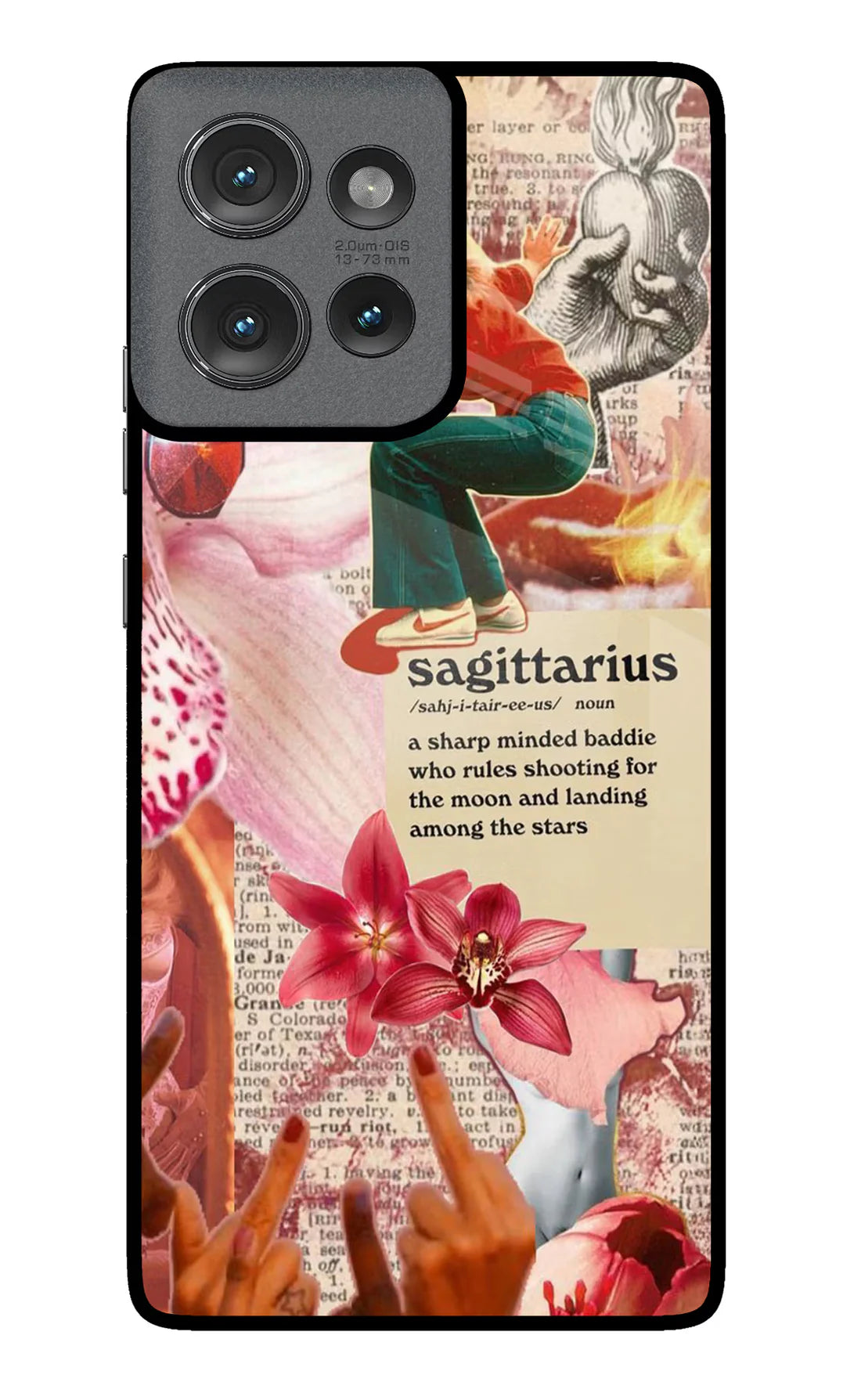 Sagittarius Zodiac Moto Edge 50 Back cover