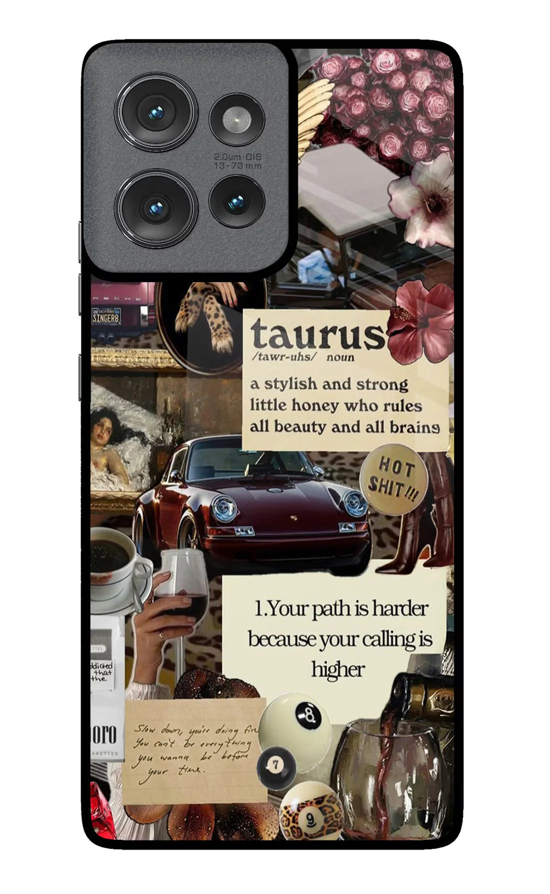 Taurus Zodiac Moto Edge 50 Back cover