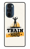 Train Hard Moto Edge 30 Pro Glass Case