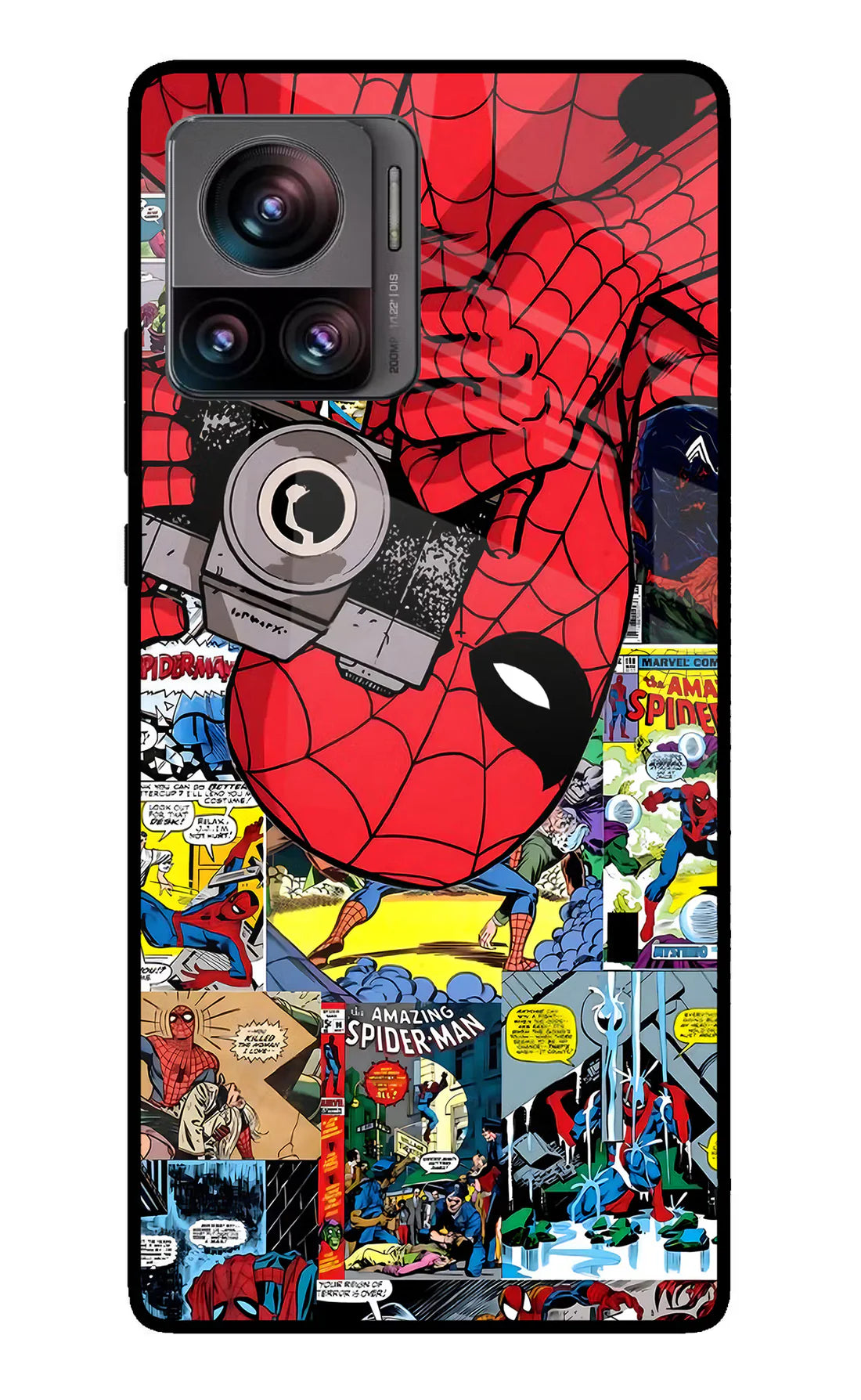 Spider Man Moto Edge 30 Ultra Back cover