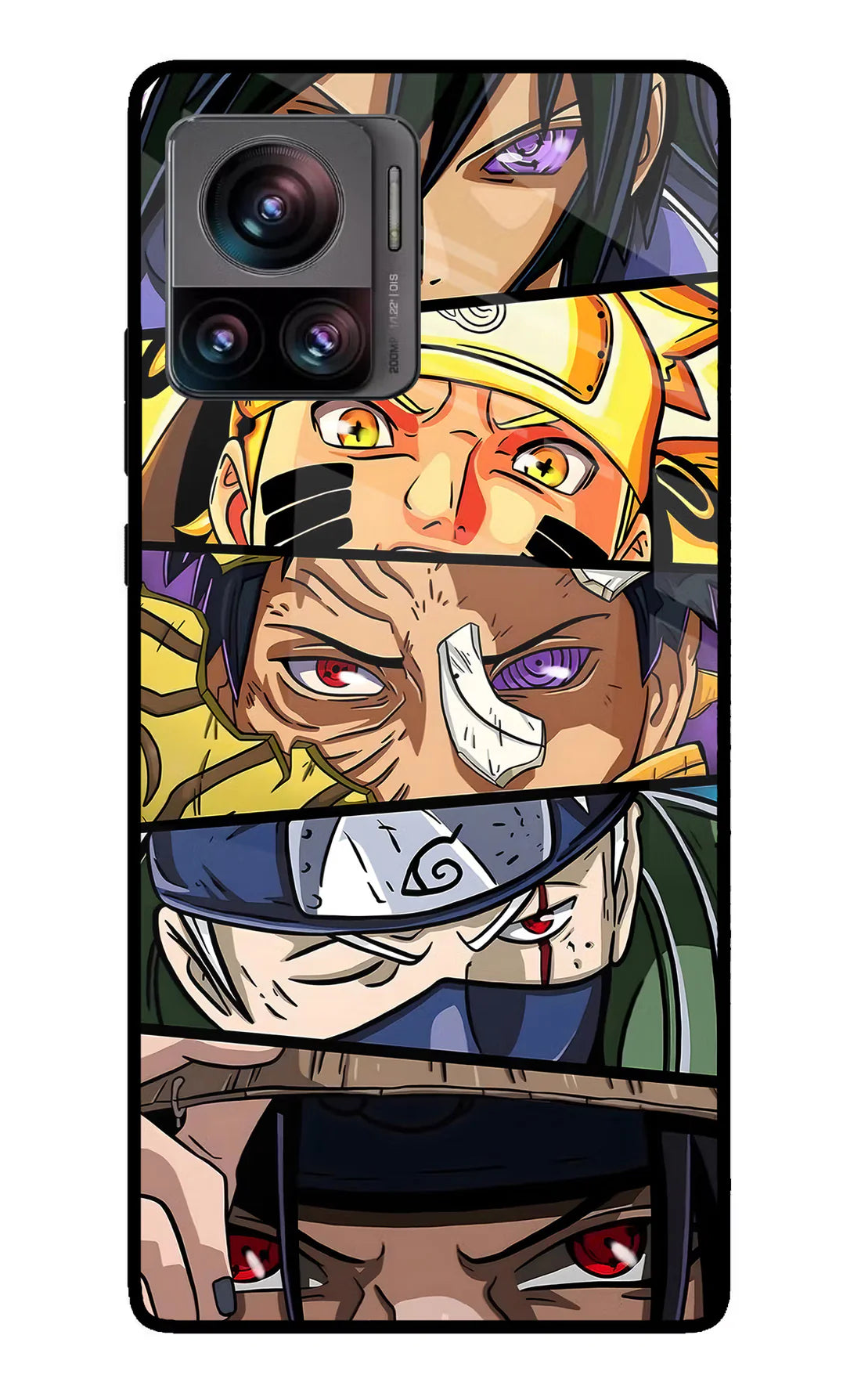 Naruto Character Moto Edge 30 Ultra Back cover