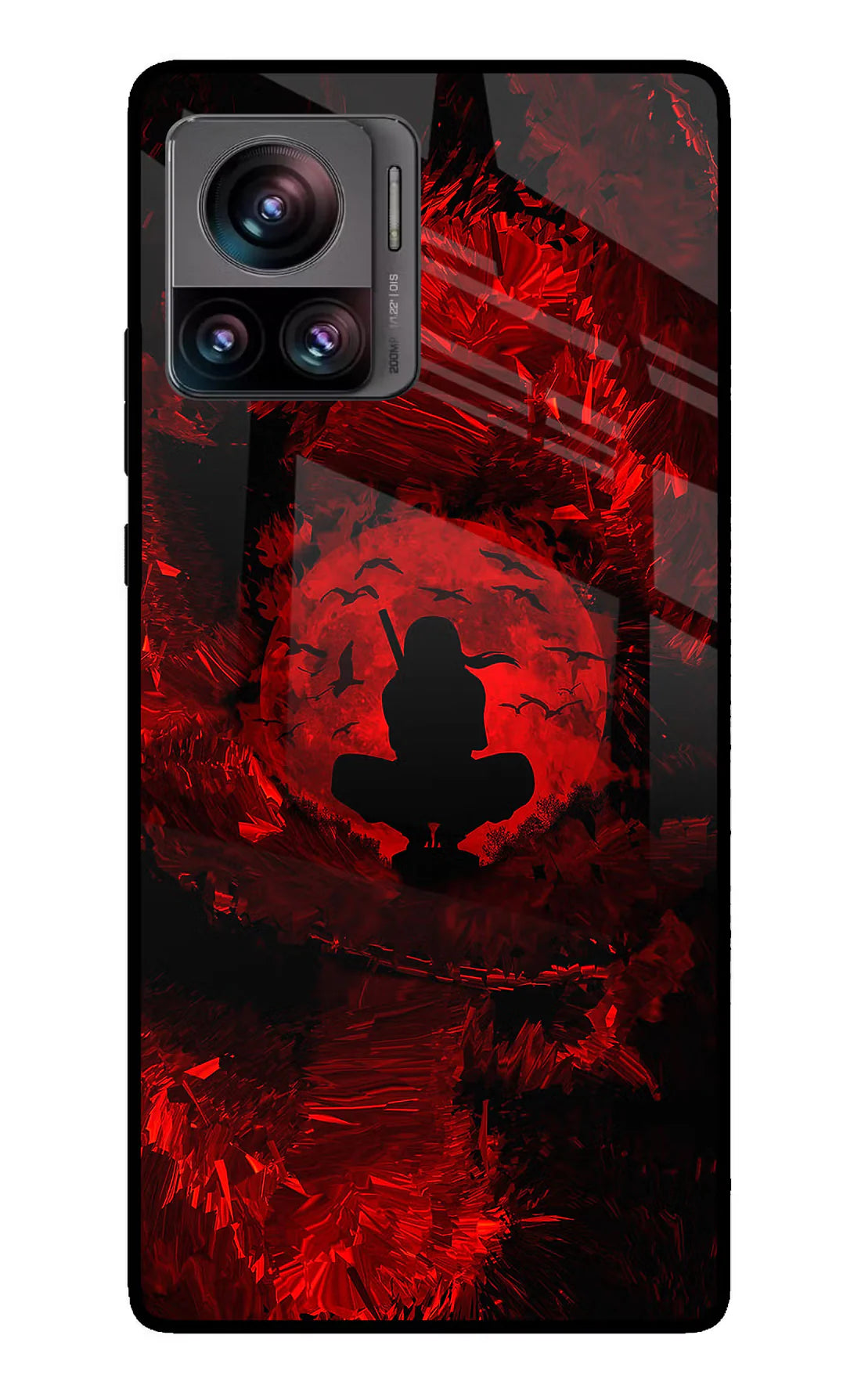 Itachi Uchiha Moto Edge 30 Ultra  Back cover