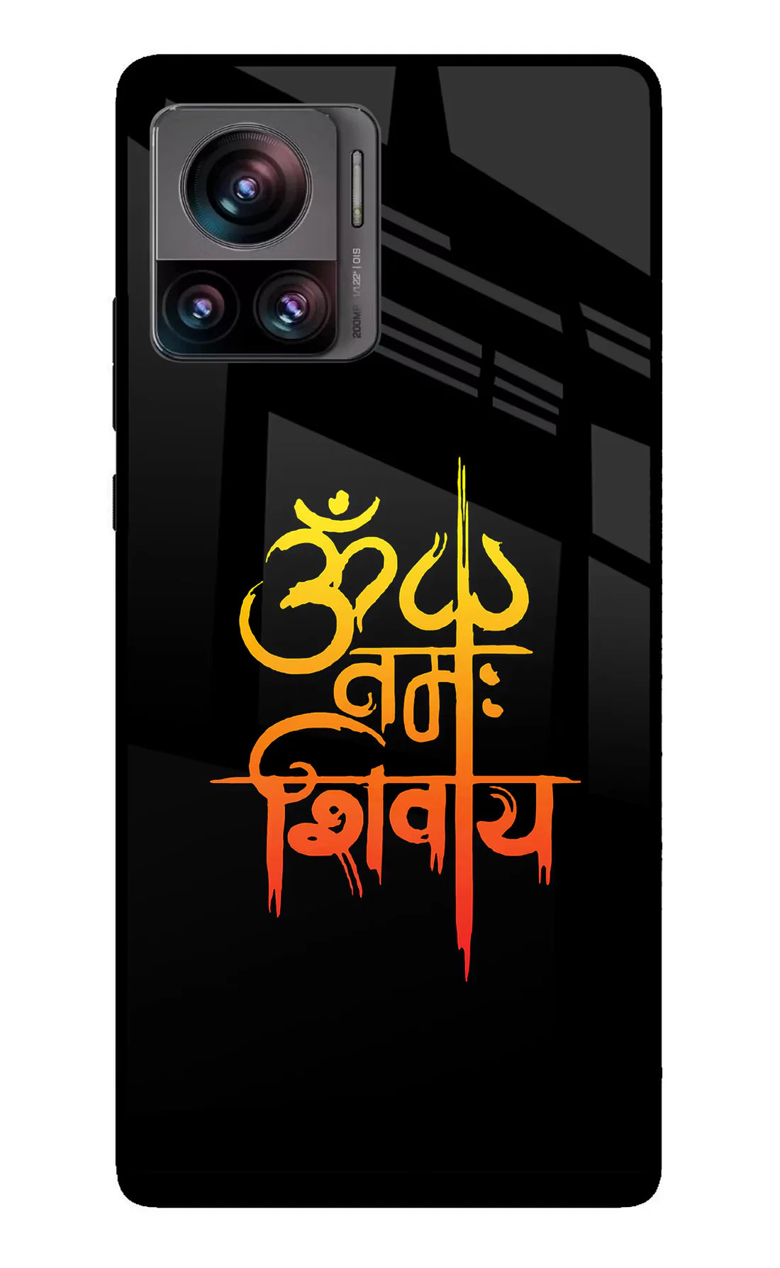 Om Namah Shivay Moto Edge 30 Ultra Back cover