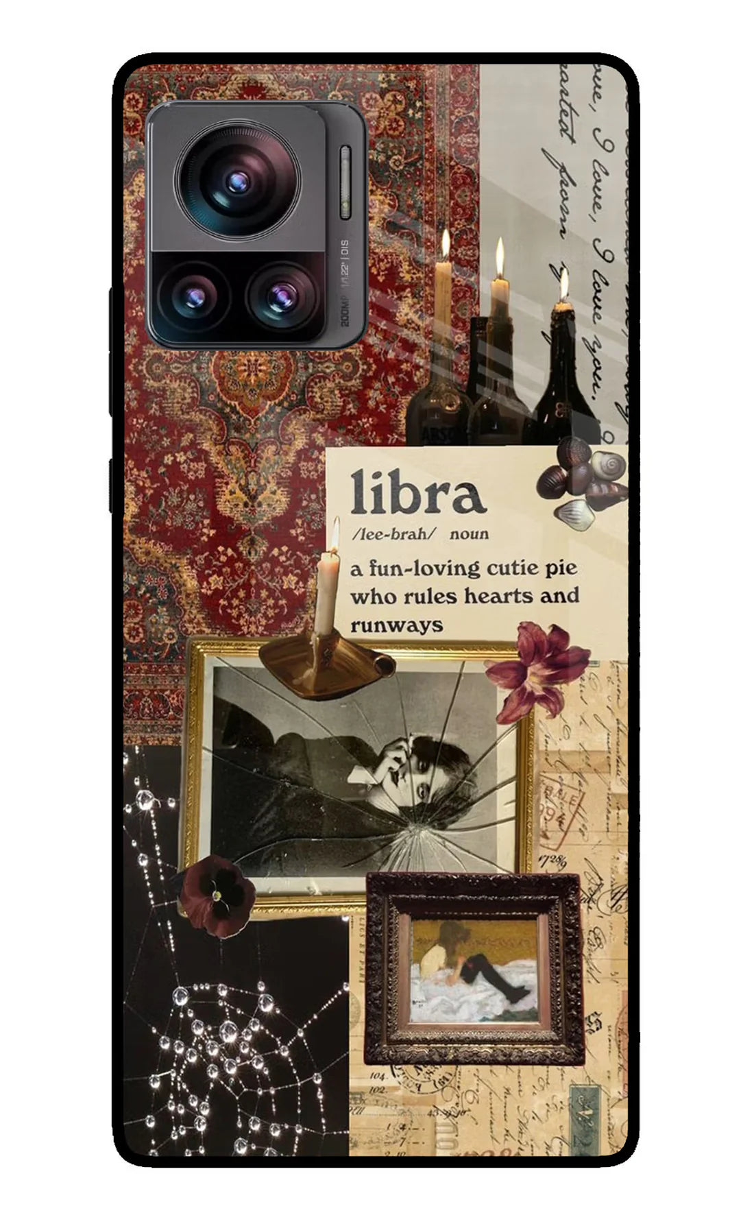 Libra Zodiac Moto Edge 30 Ultra Back cover